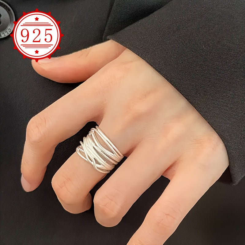 925 silver ring open ring