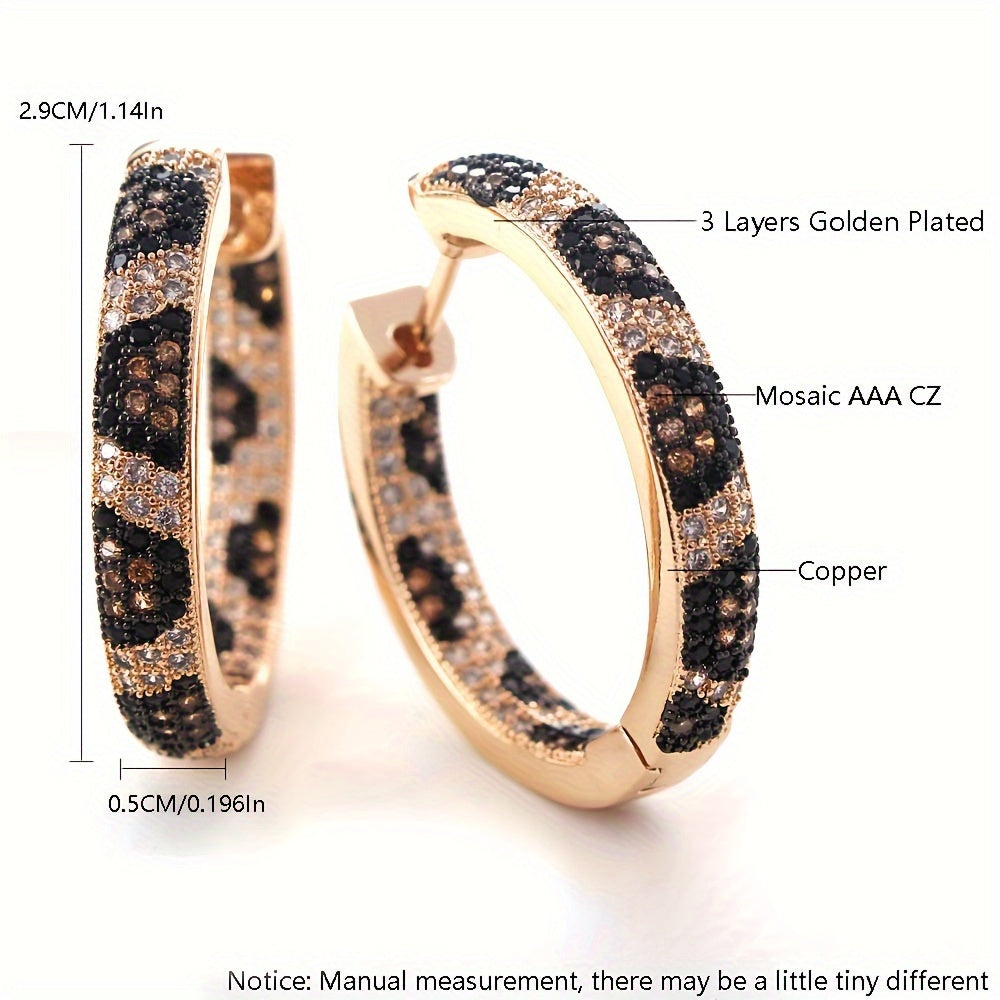 Luxurious Retro Leopard Earrings