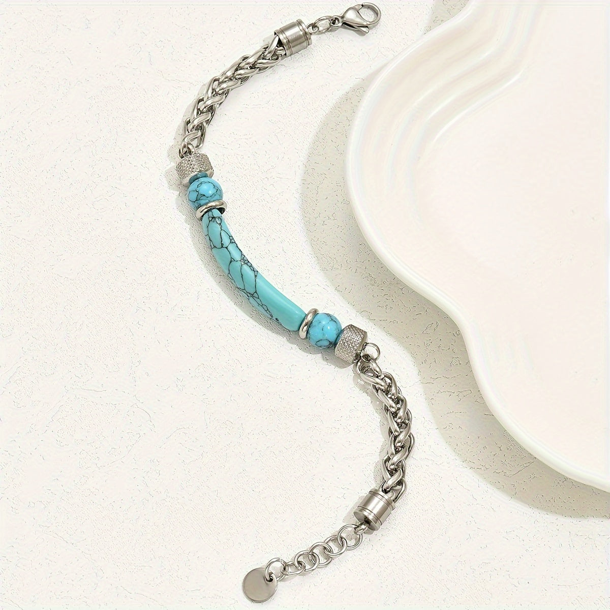 Luxurious European-style stainless steel bracelet