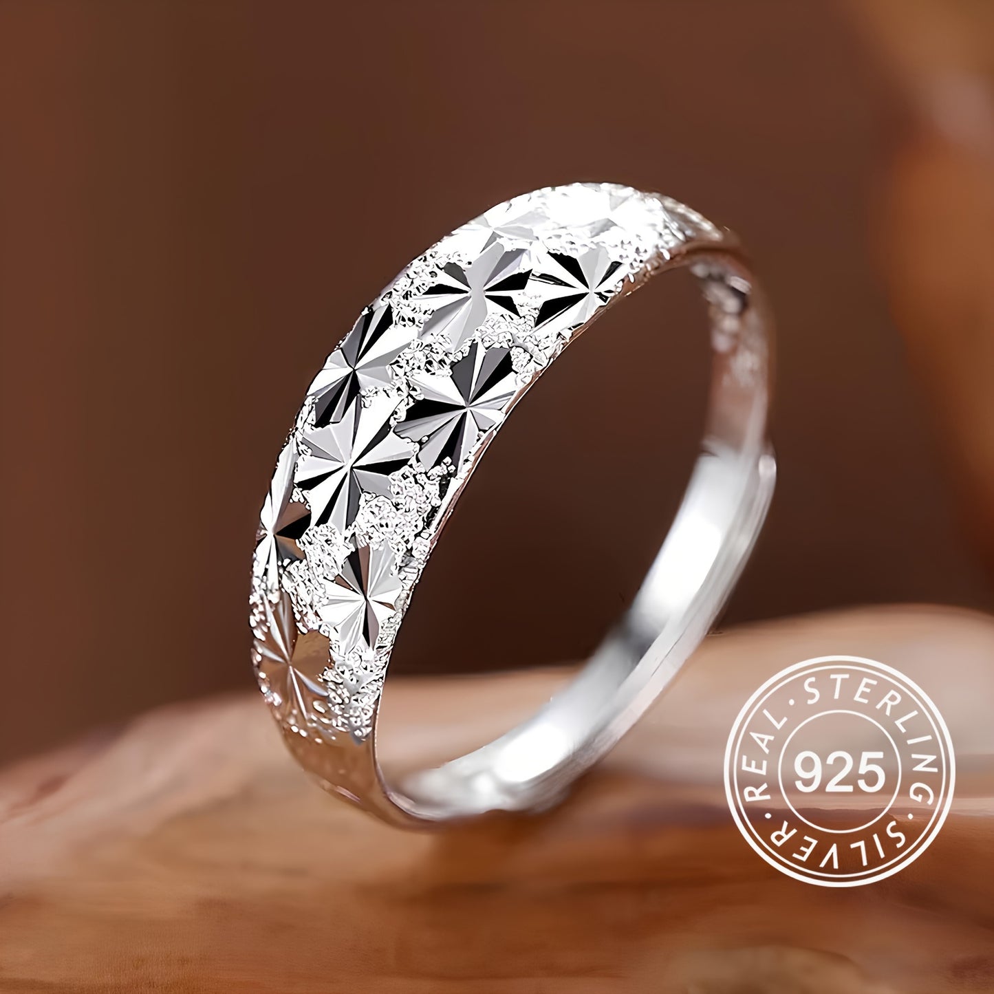 925 pure silver ring, adjustable ring size