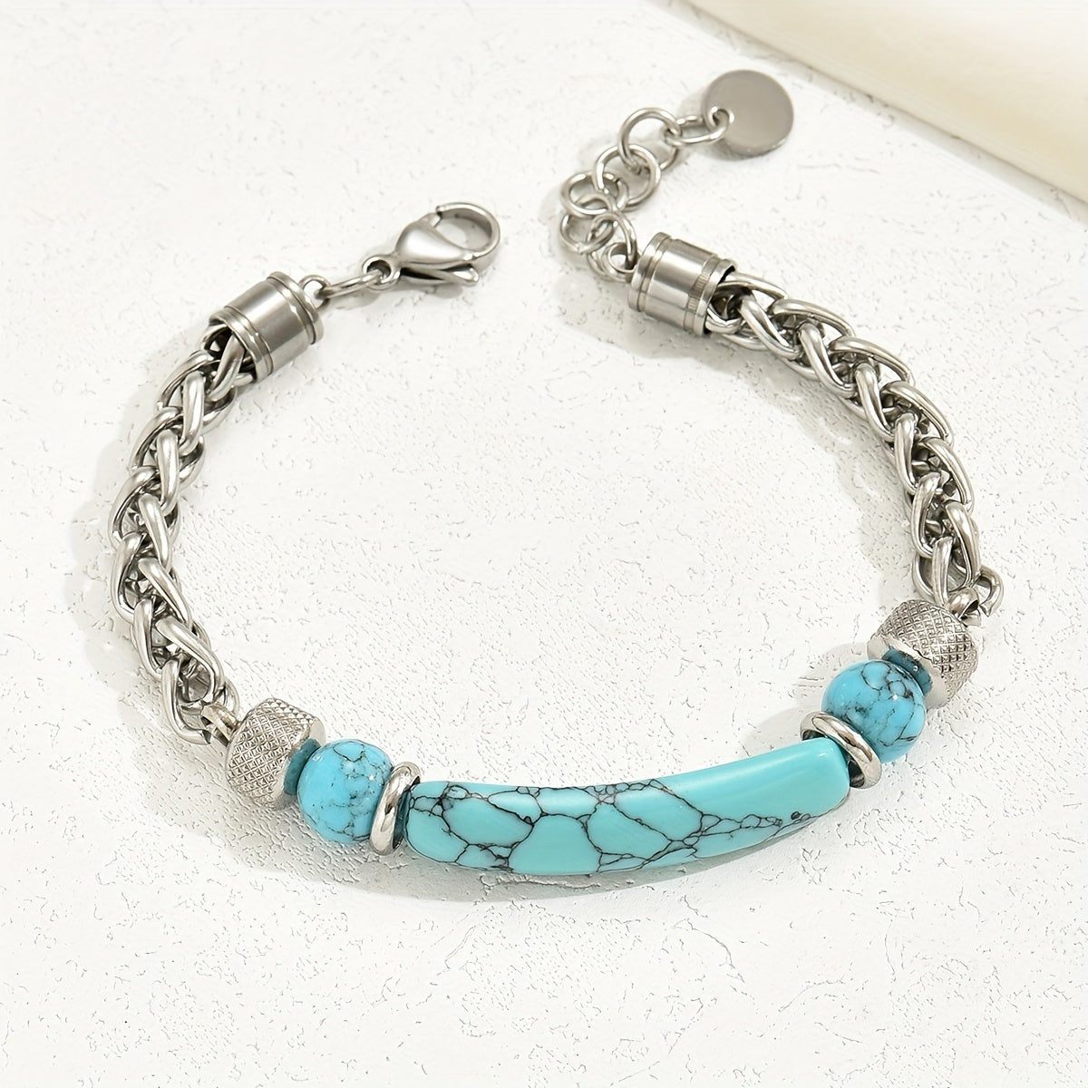 Luxurious European-style stainless steel bracelet