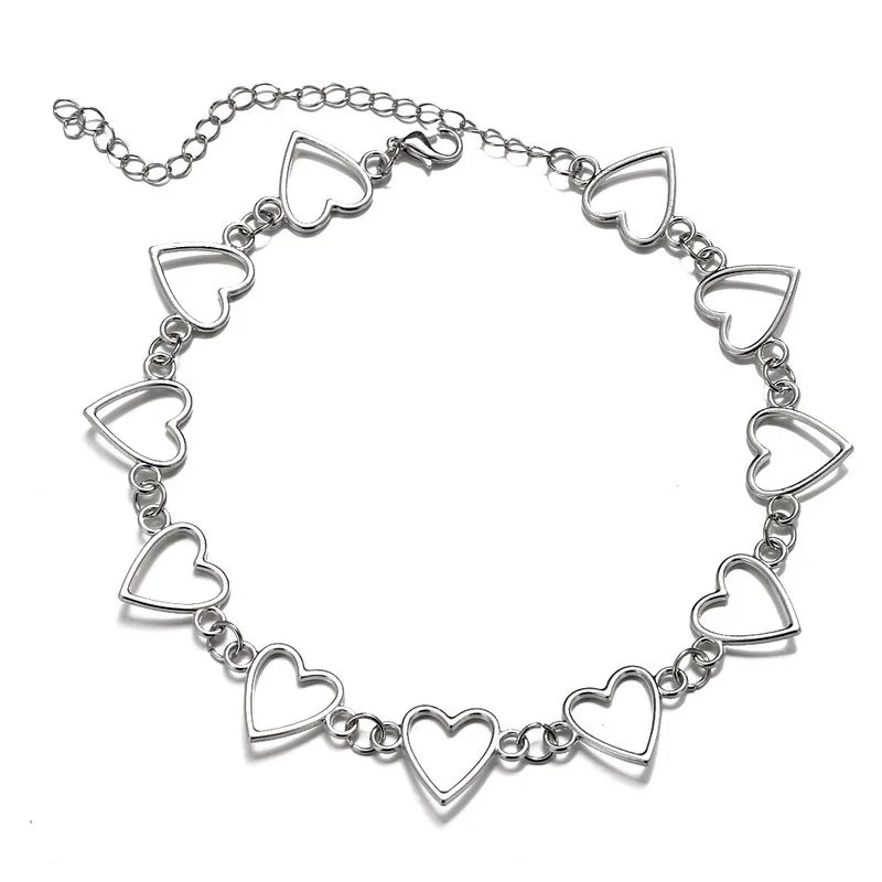 Heart Choker Necklace 