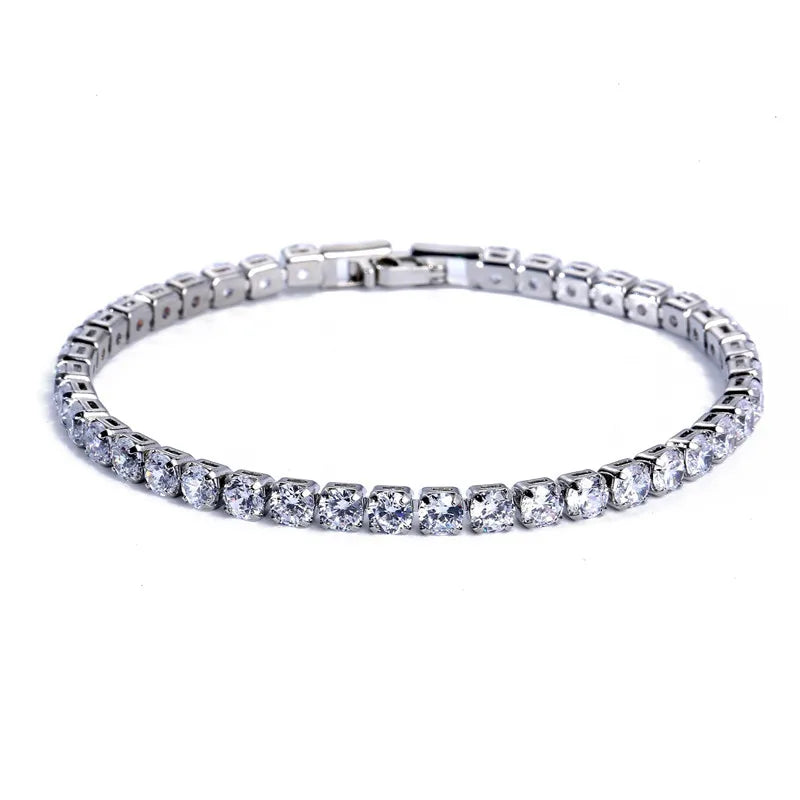 Luxurious silver bracelet 