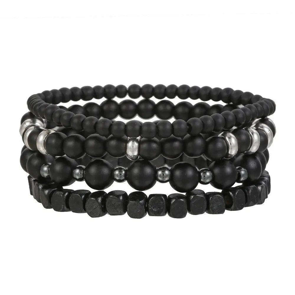 Classic beaded bracelet for men