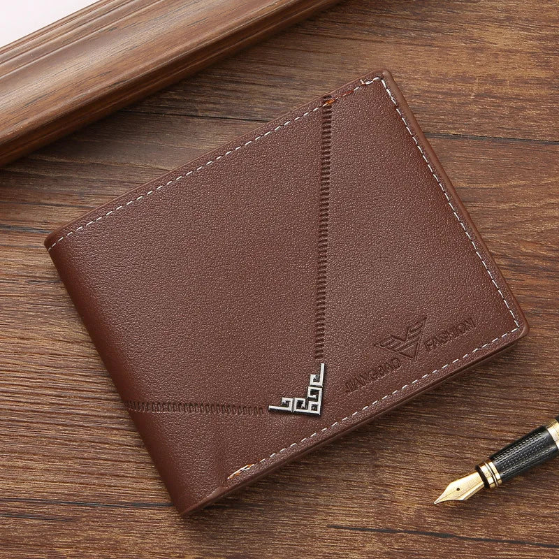 Small, compact, multi-purpose men's wallet 