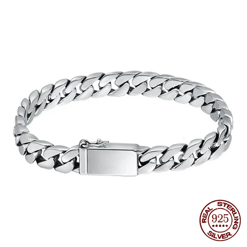 s925 sterling silver bracelet punk 