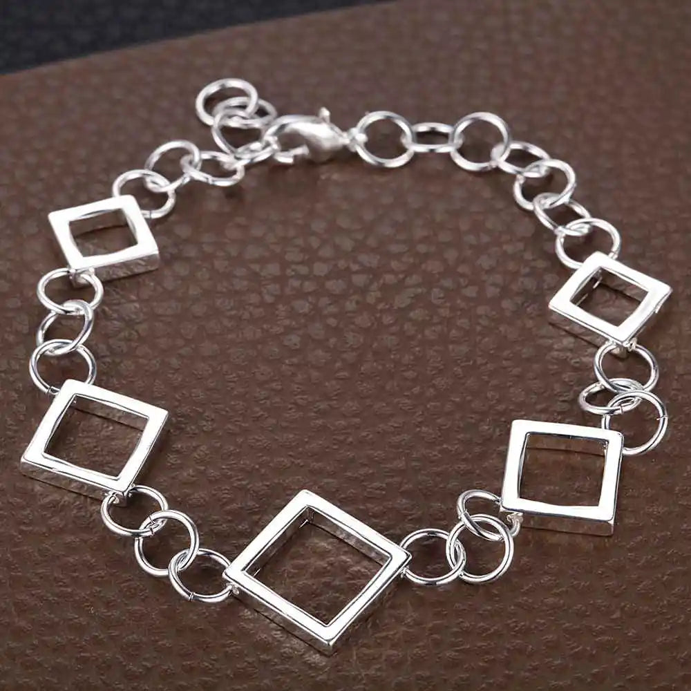 925 Luxury Sterling Silver Bracelet 