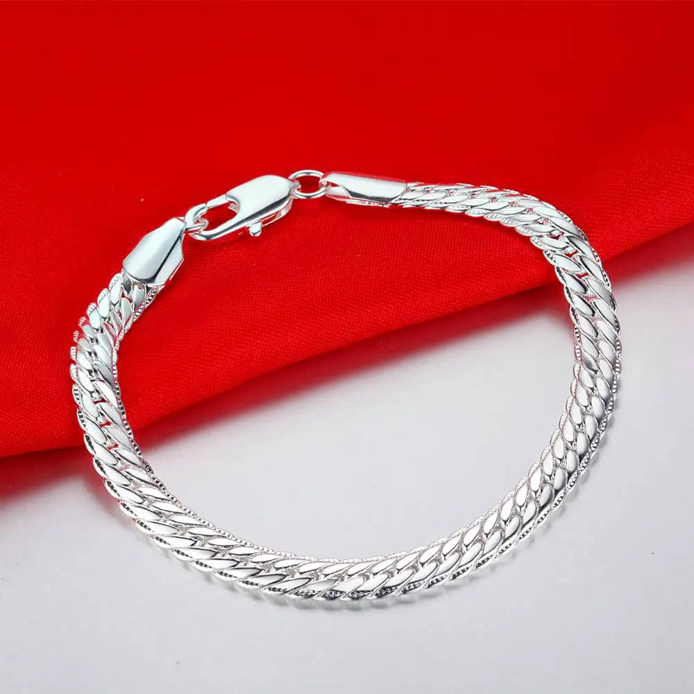 925 Luxury Sterling Silver Bracelet 