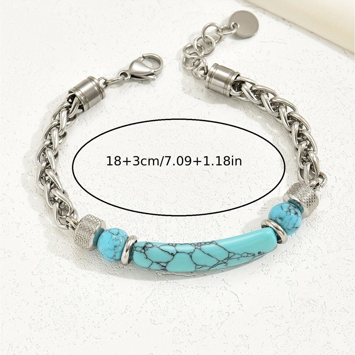 Luxurious European-style stainless steel bracelet