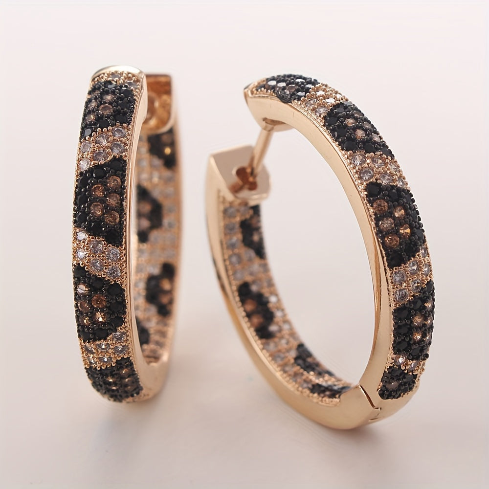 Luxurious Retro Leopard Earrings